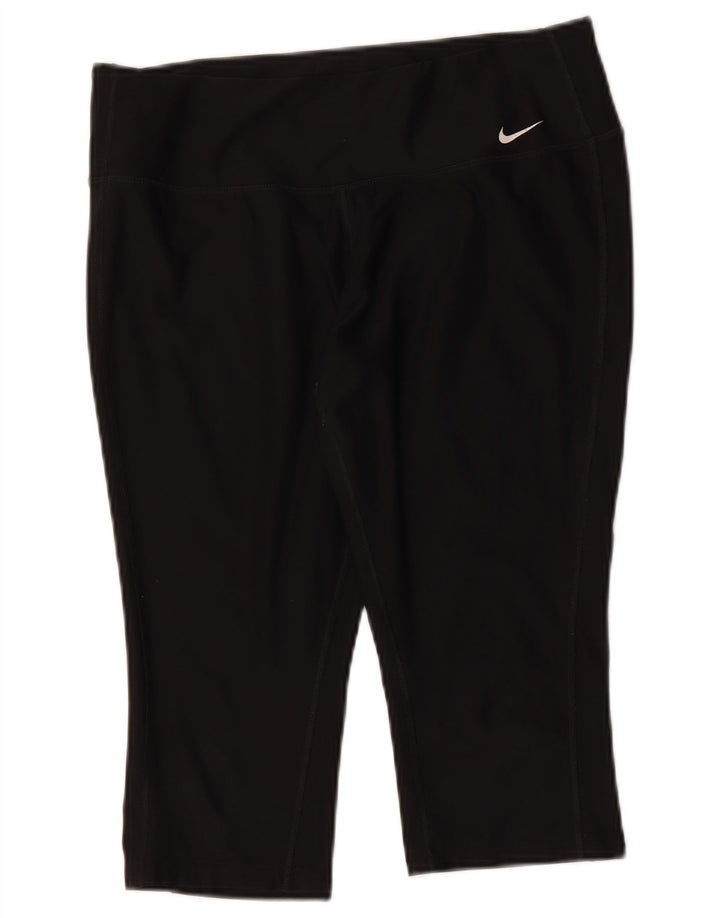 Leggings Nike Dri Fit Capri UK 14 Grande Poliéster Preto