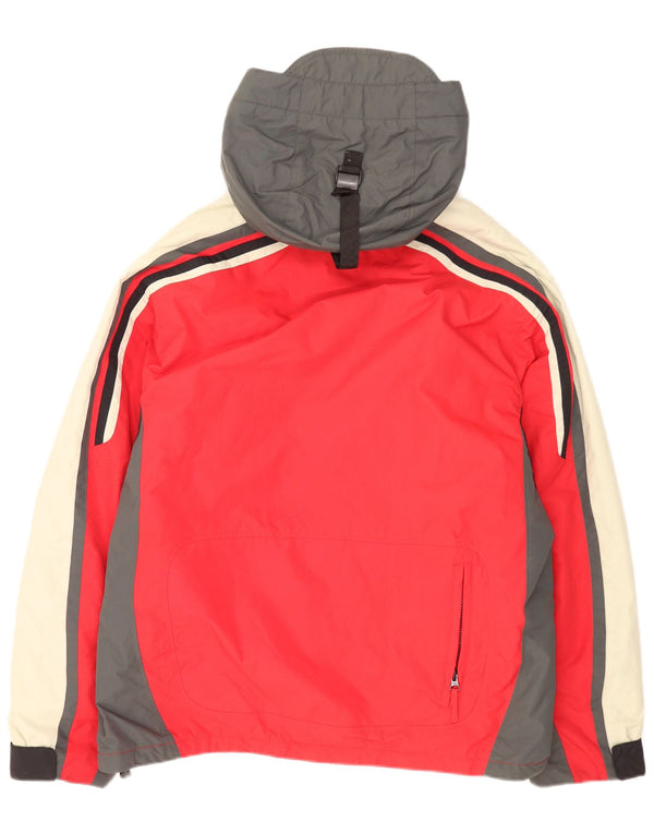Jaqueta de esqui masculina Diadora UK 42 XL vermelho Colourblock poliamida