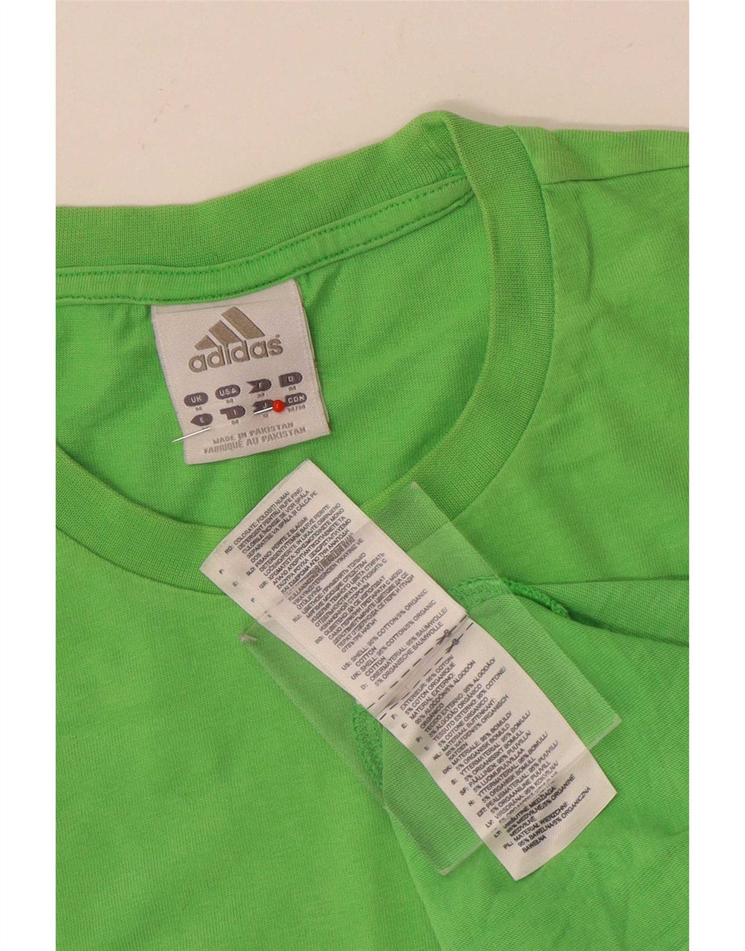 Adidas Mens Graphic Vest Top Médio Algodão Verde