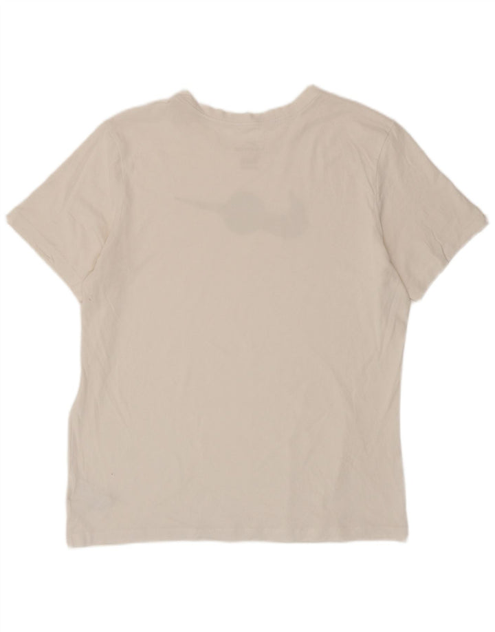 Camiseta gráfica masculina Nike grande algodão branco