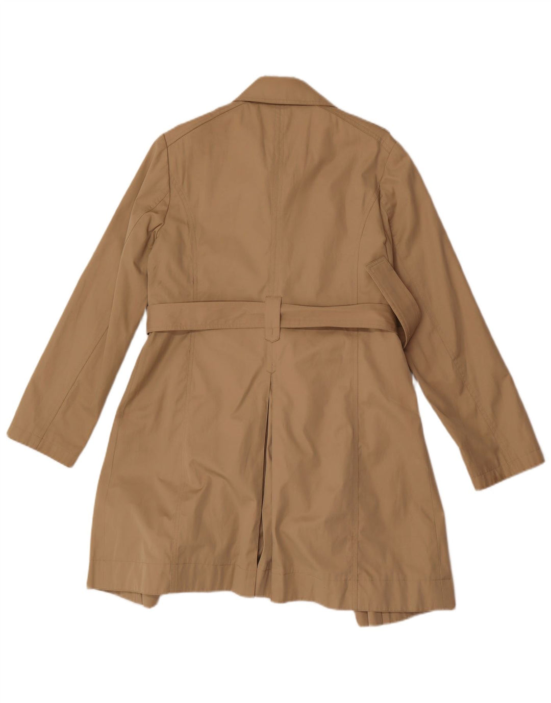 Trench Coat feminino Michael Kors Reino Unido 10 pequeno algodão bege