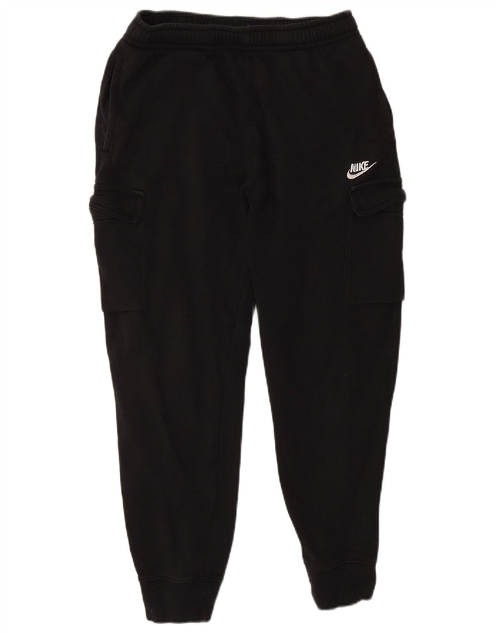 Nike Mens Cargo Calças de treino Joggers Médio Algodão Preto