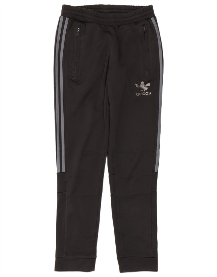 Adidas Mens Treino Calças Joggers Pequeno Poliéster Preto