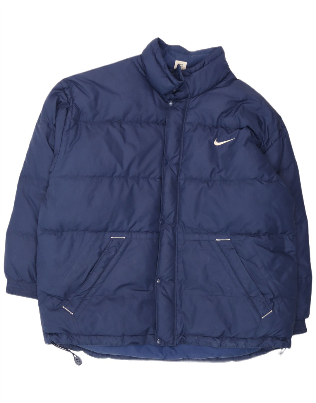 Jaqueta acolchoada masculina Nike UK 44 2XL poliéster azul marinho