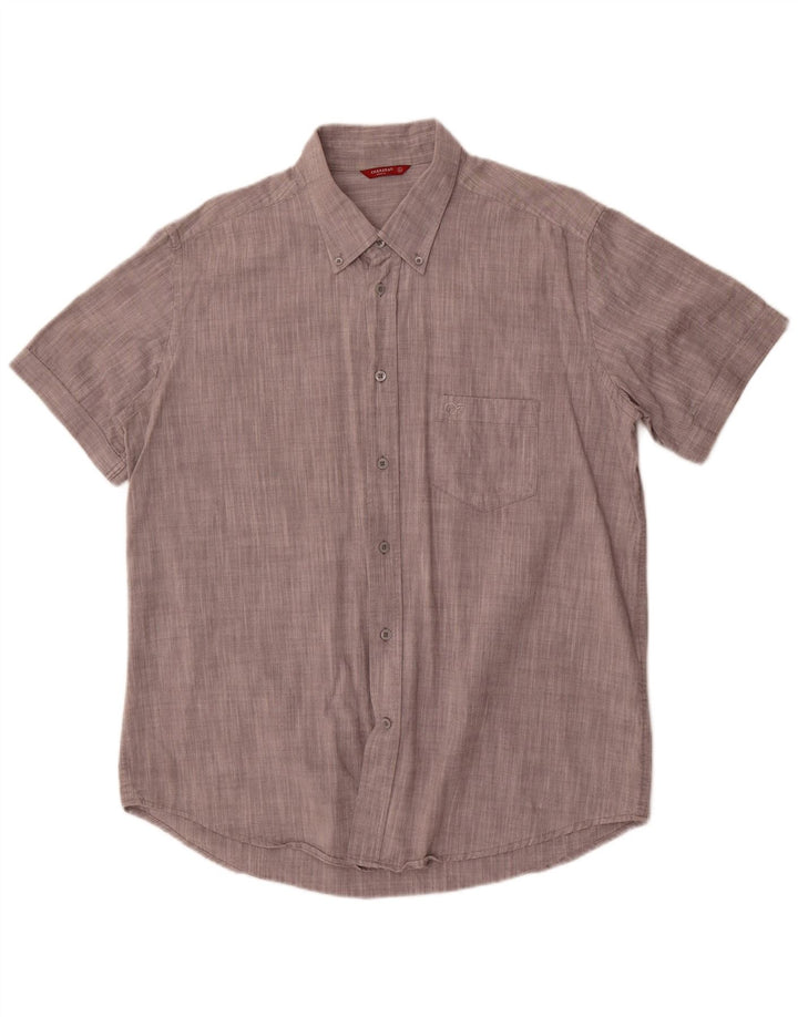 Camisa masculina de manga curta Carrera XL cinza