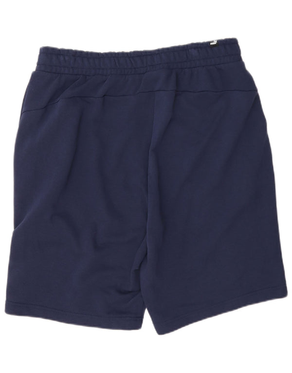 Shorts esportivos masculinos Puma grandes algodão azul marinho