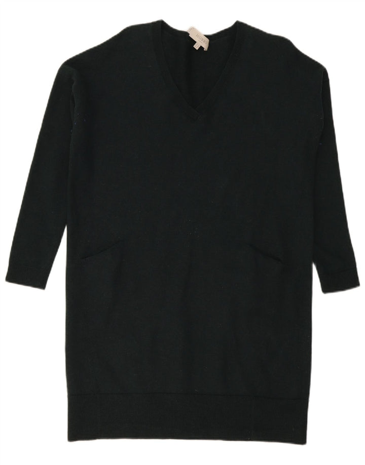 Vestido feminino Hobbs de manga comprida oversized UK 10 pequeno cinza