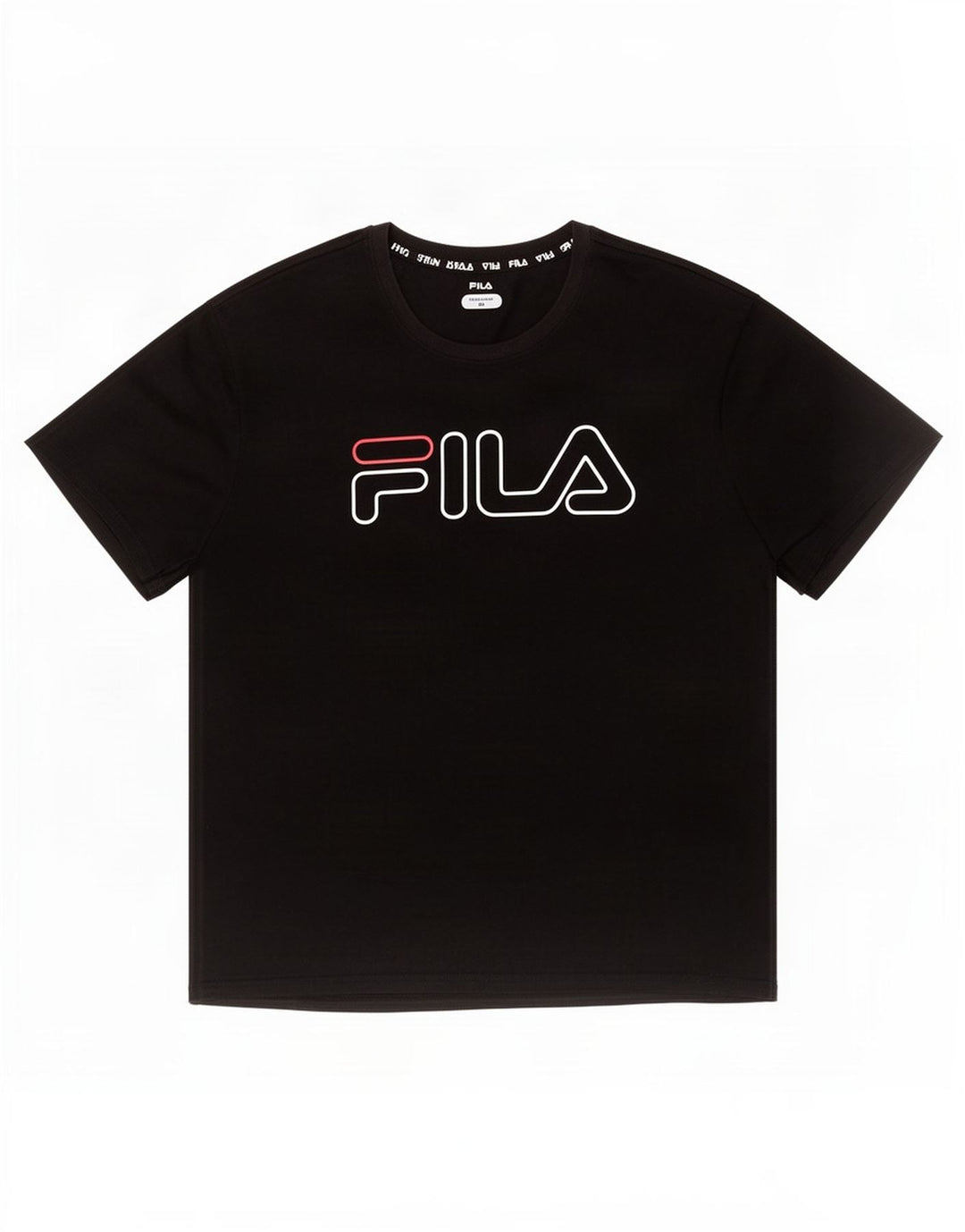 Camiseta masculina Fila Graphic Top 2XL poliéster preto