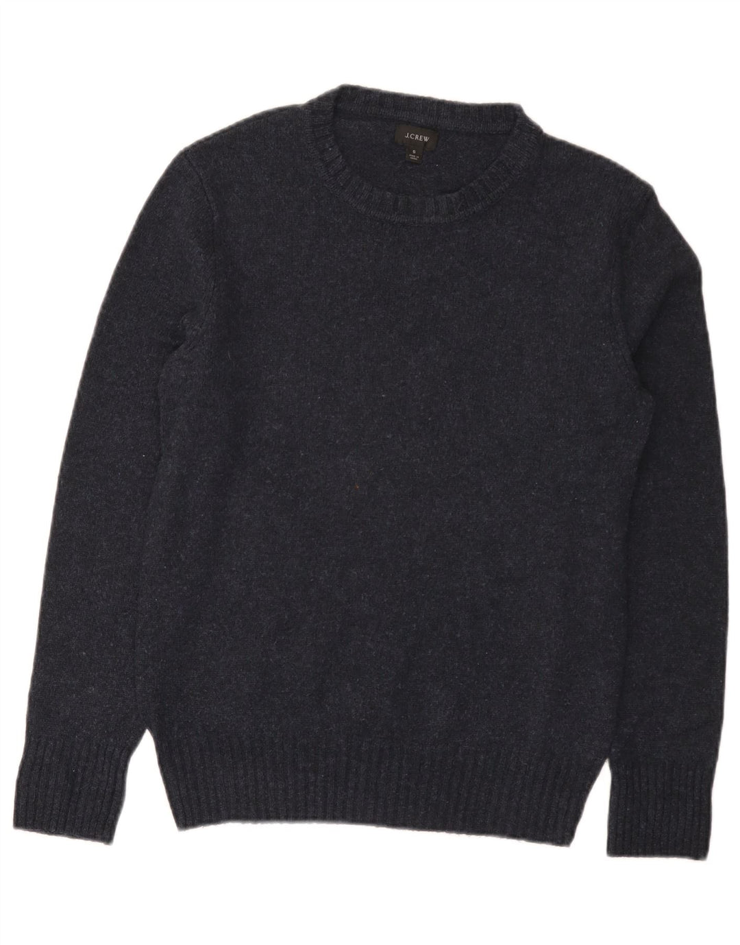 Suéter masculino J. Crew com ajuste regular e gola pequena azul marinho salpicado