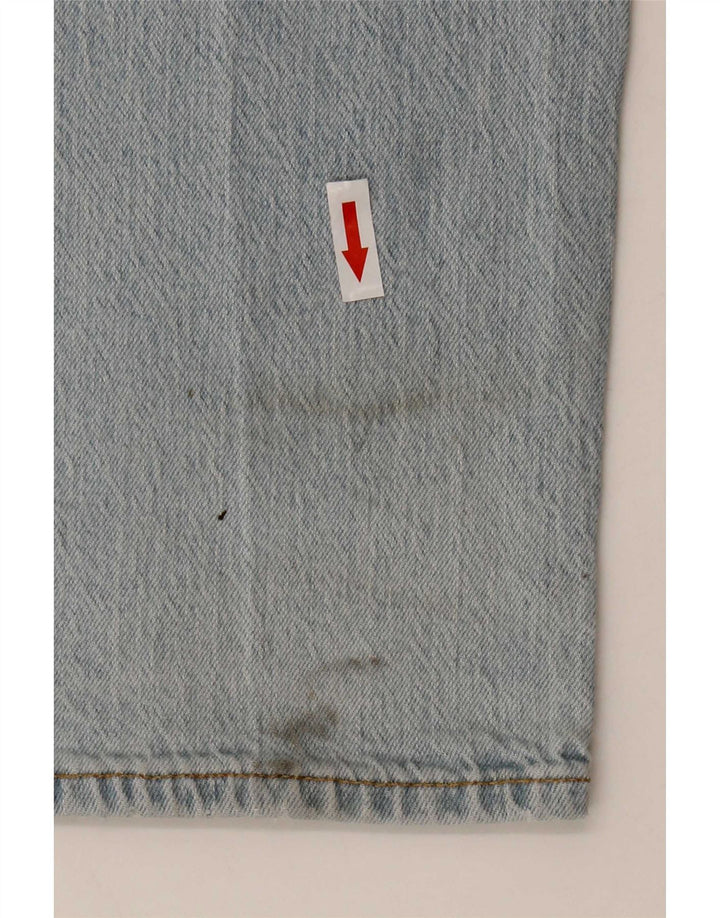 Levi's Masculino 511 Distressed Slim Jeans W38 L32 Azul Algodão