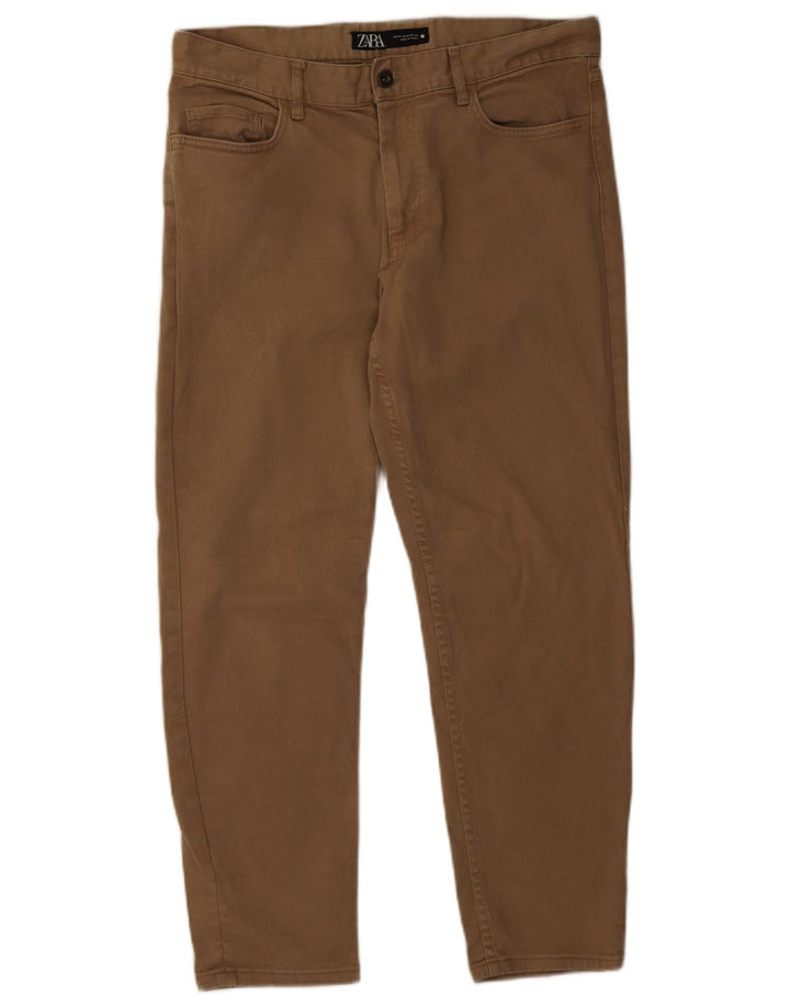 Zara Mens Slim Jeans EU 44 Grande W34 L28 Bege