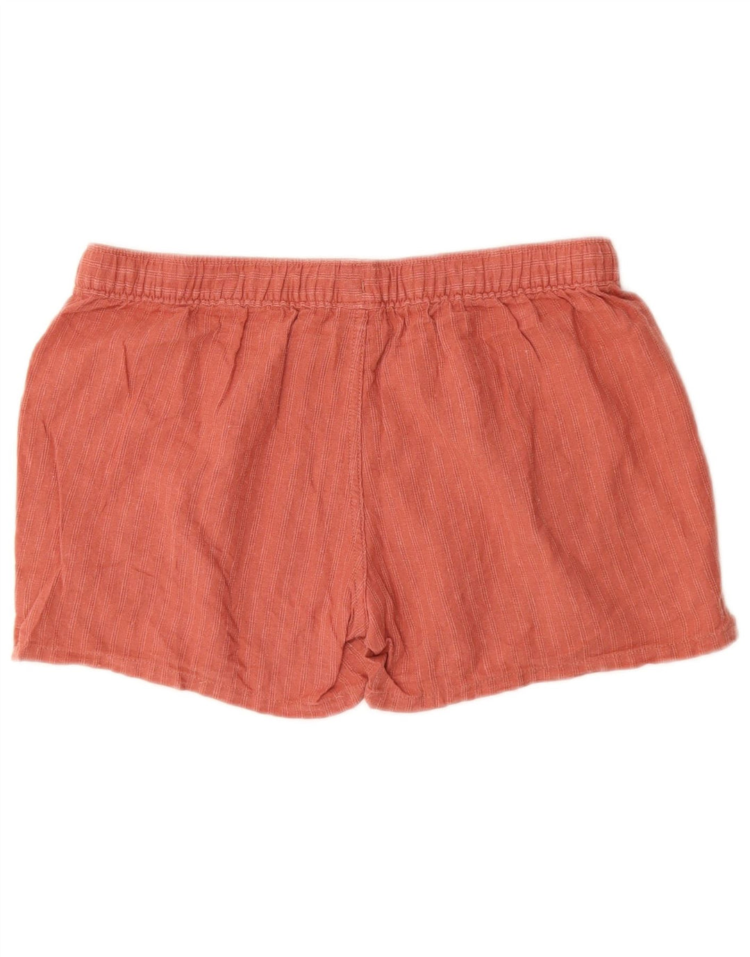 Shorts chino feminino PATAGONIA pequeno W27 cânhamo listrado marrom