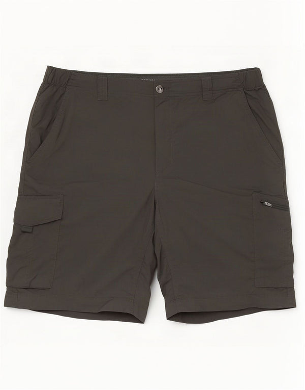 Shorts Columbia Masculino Omni-Shield Cargo W38 XL Cáqui Nylon