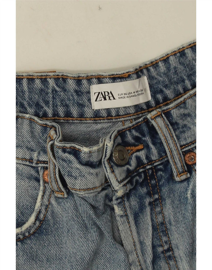 Calça jeans feminina Zara EU 36 XS W26 azul