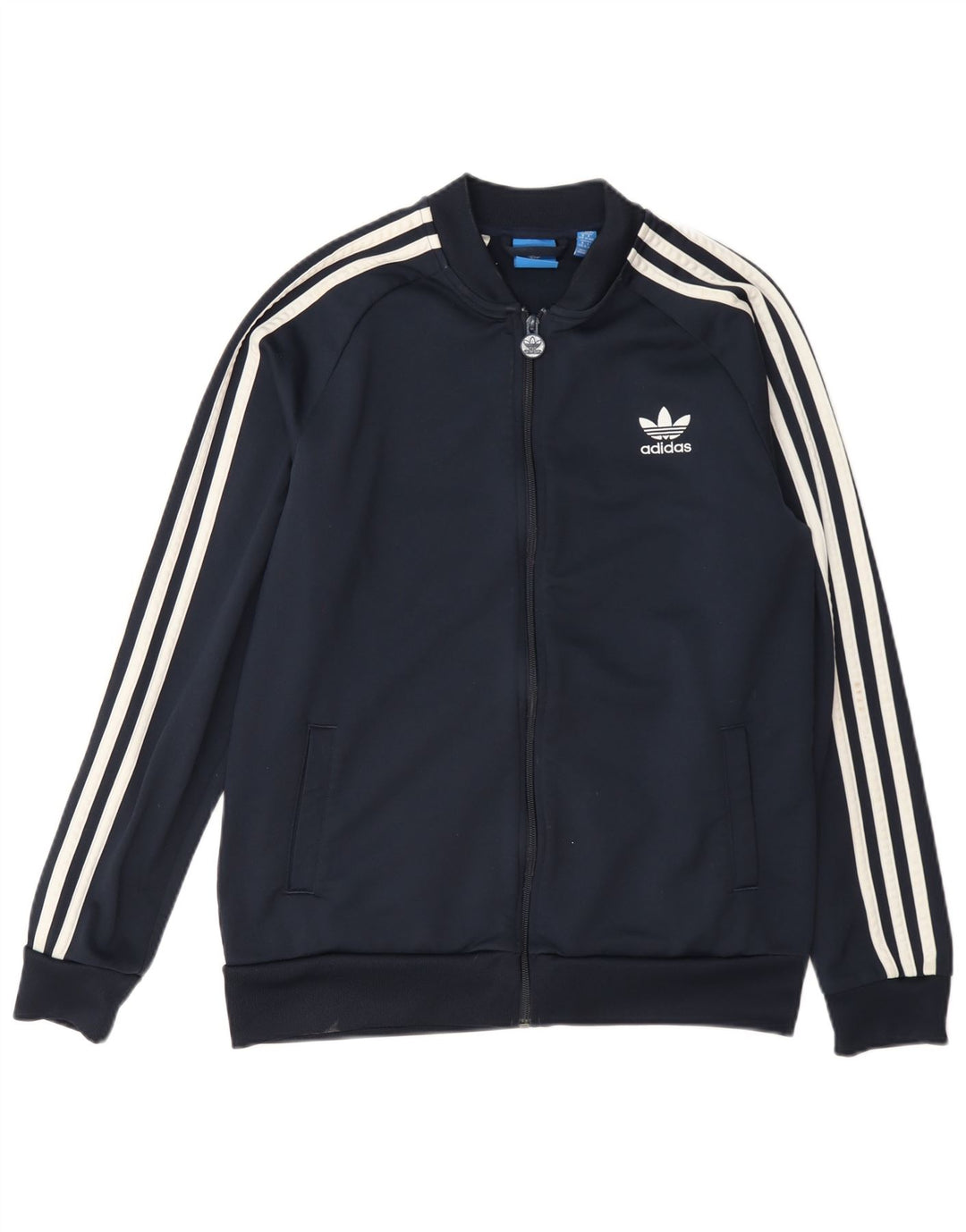 Casaco de treino Adidas menino 15-16 anos azul marinho poliéster