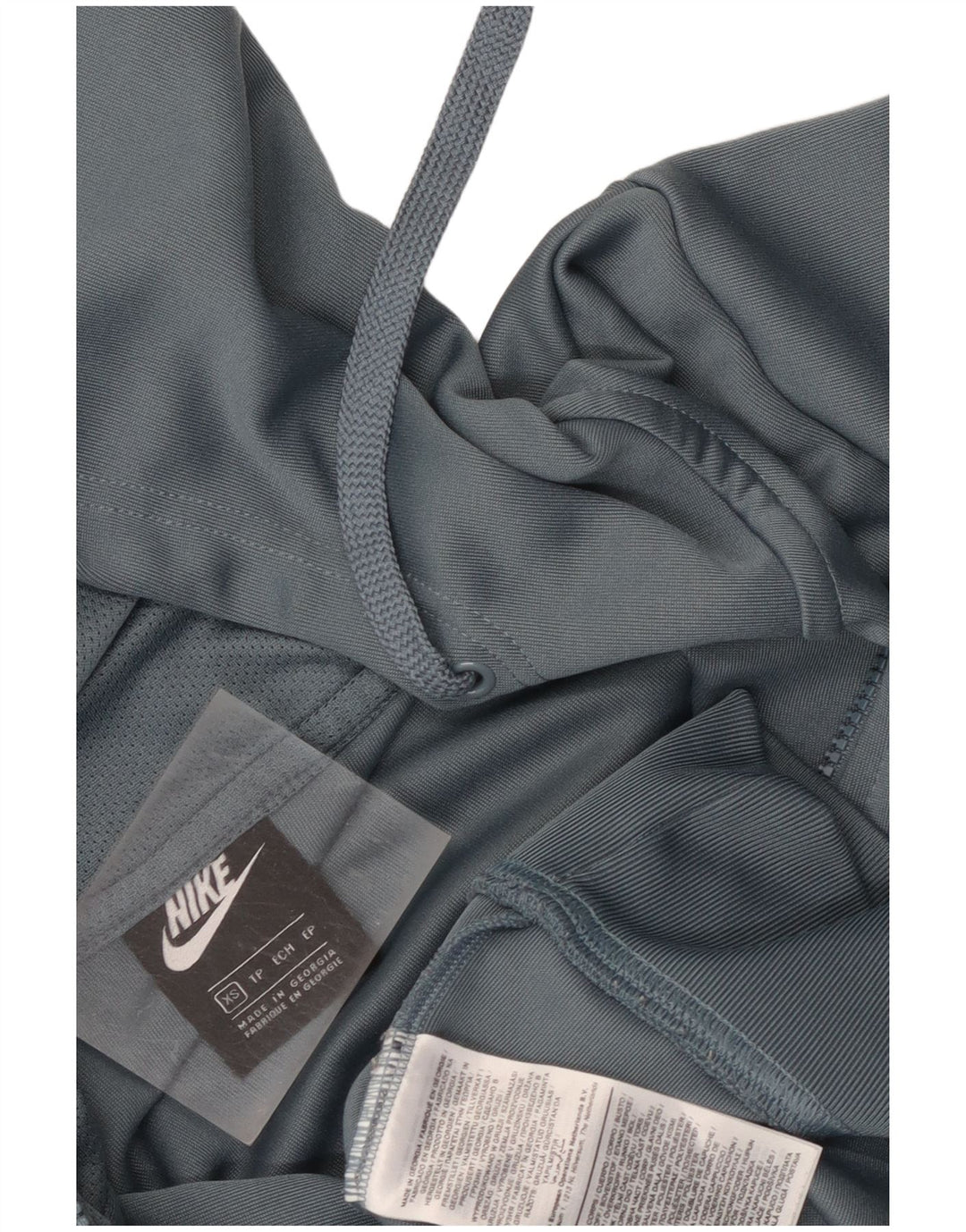 Suéter Nike masculino com capuz e zíper XS cinza poliéster