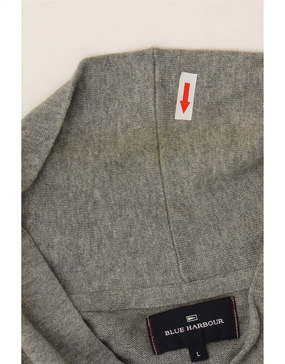 Suéter cardigã masculino Marks & Spencer grande algodão cinza