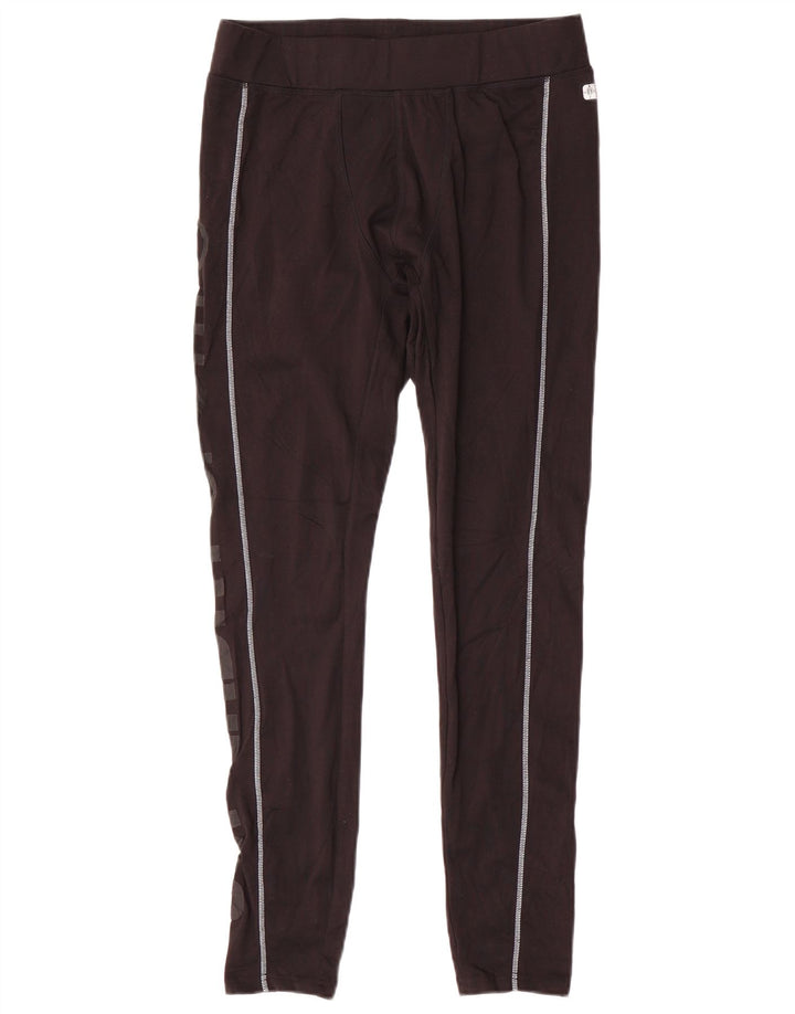 Superdry Mens Graphic Leggings Grande Poliéster Preto
