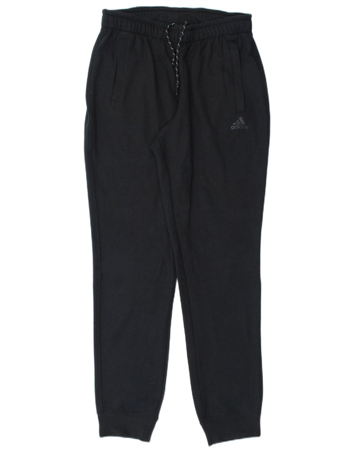 Adidas Mens Climalite Calças de treino Joggers Médio Preto Poliéster