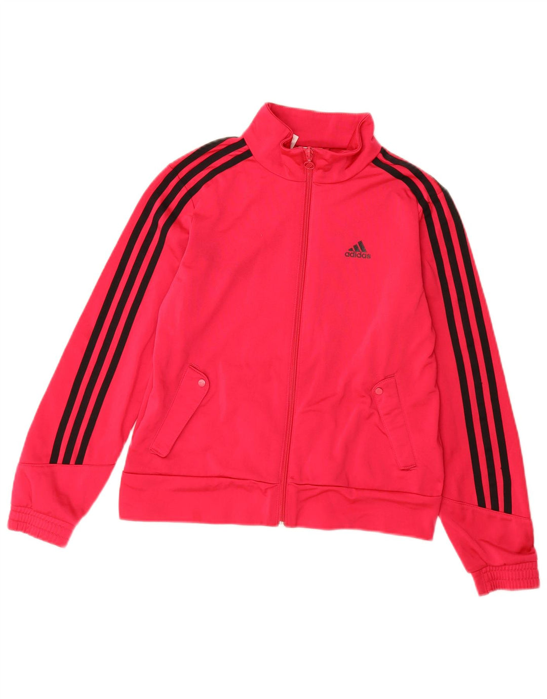 Jaqueta Adidas Meninas Treino Top 11-12 Anos Rosa Poliéster