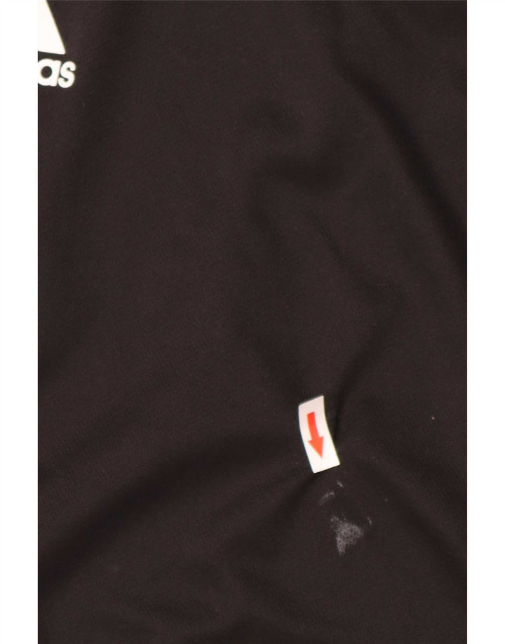 Adidas Mens Climacool Camiseta Top XL Preto Poliéster