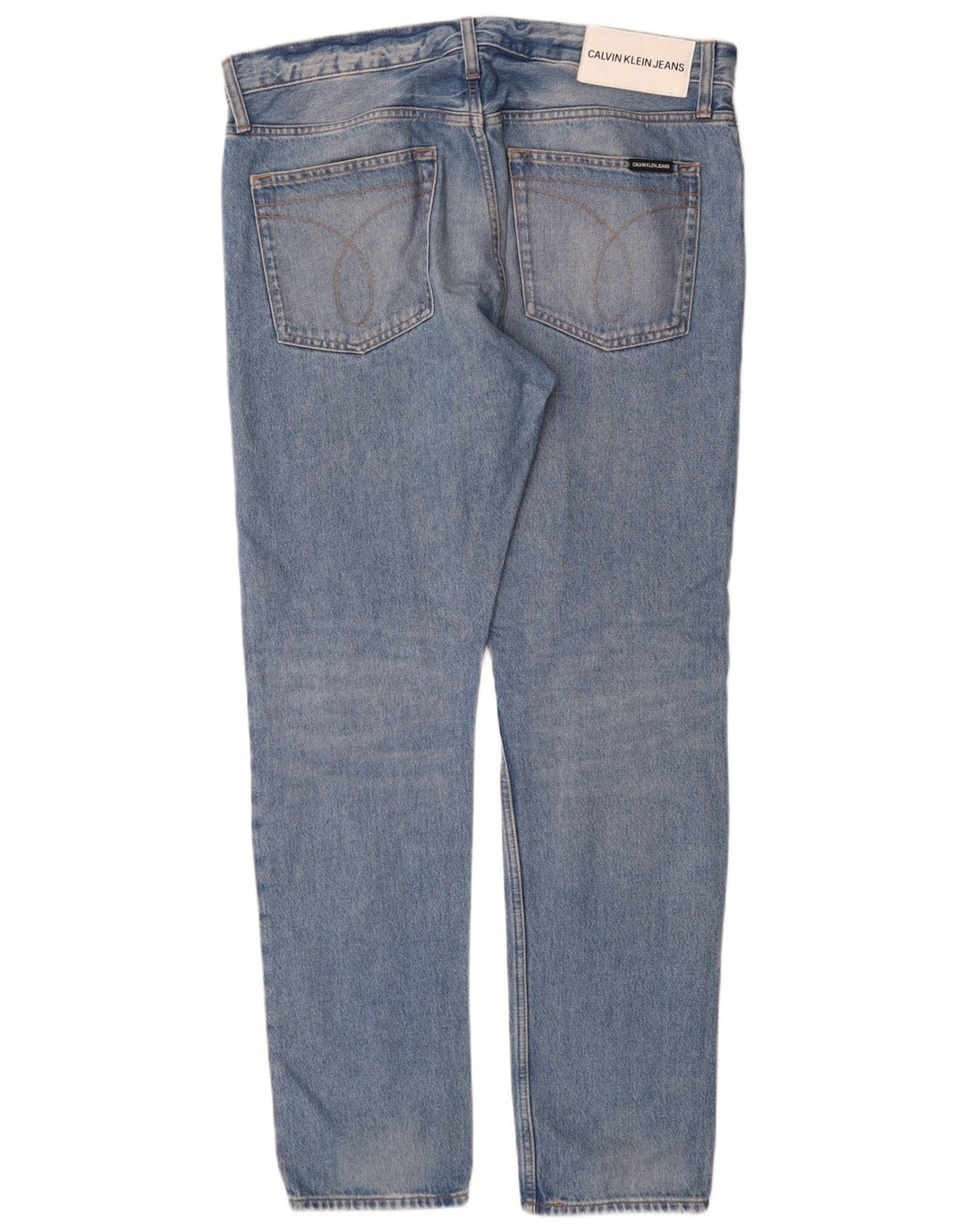 Calvin Klein Masculino Slim Jeans W34 L32 Azul Algodão