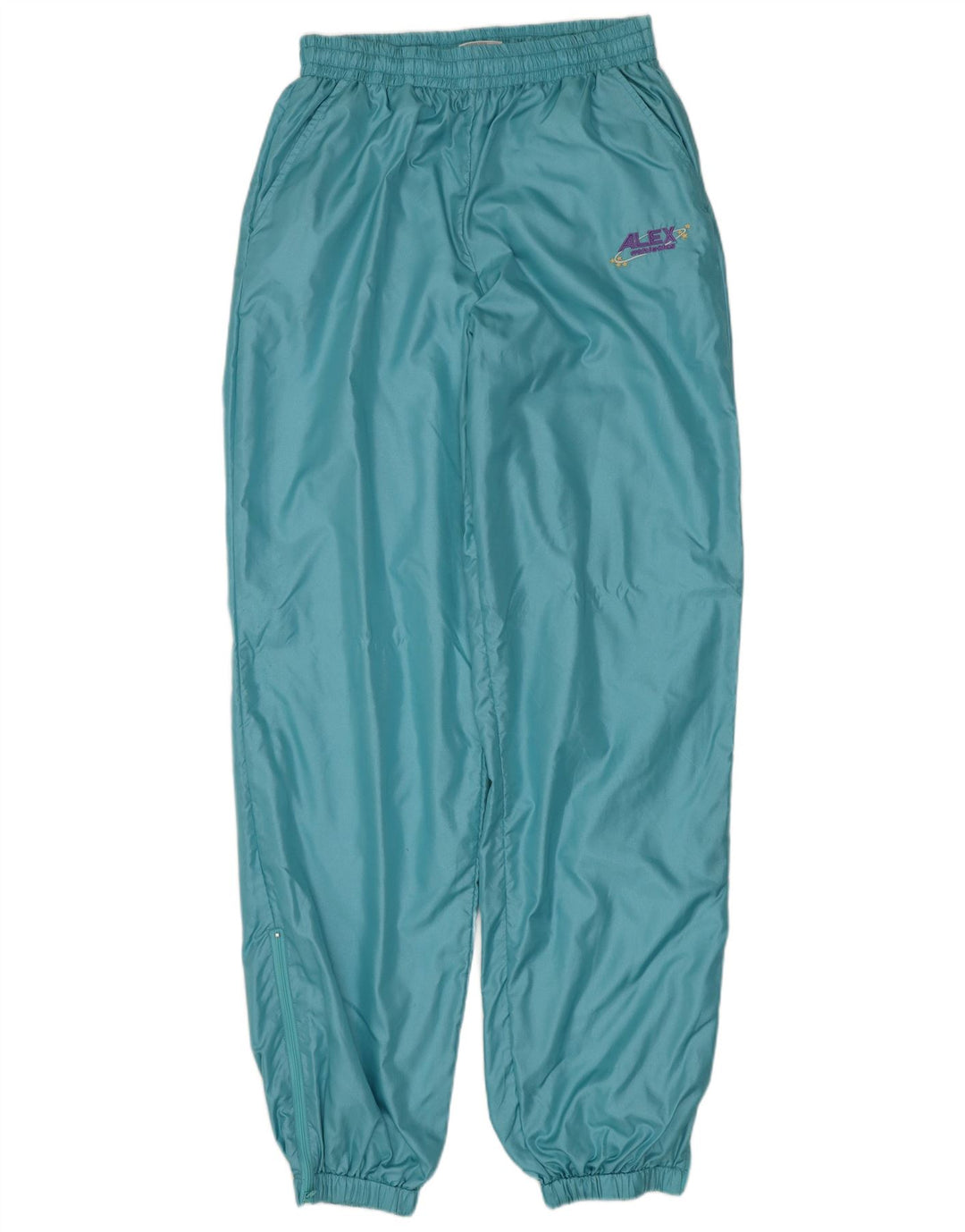 ALEX ATLETIS Calça de treino masculina Joggers pequena azul poliamida