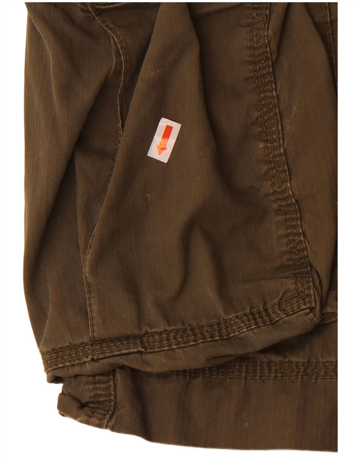 Shorts cargo masculino Marlboro Classics W38 XL algodão cáqui