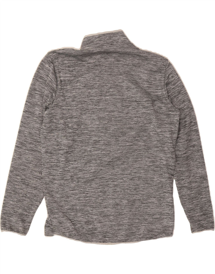 UNDER ARMOUR Womens Cold Gear Sweatshirt Jumper UK 14 Medium Grey Flecked Vintage Under Armour and Second-Hand Under Armour from Messina Hembry 