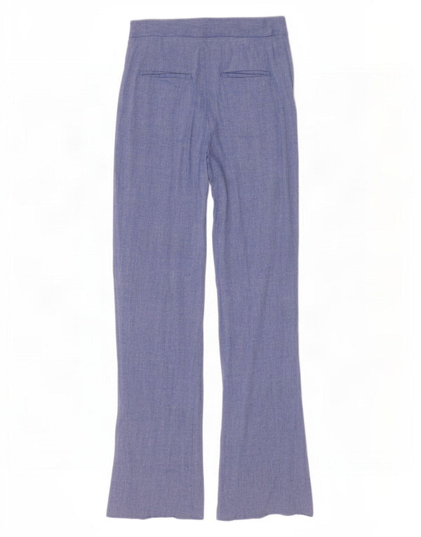 Calça Chino Flare Feminina Zara XS W24 L31 Azul