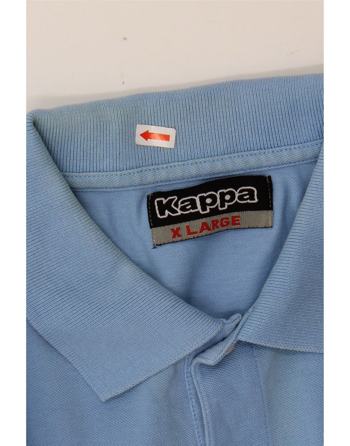 Camisa polo masculina KAPPA XL algodão azul