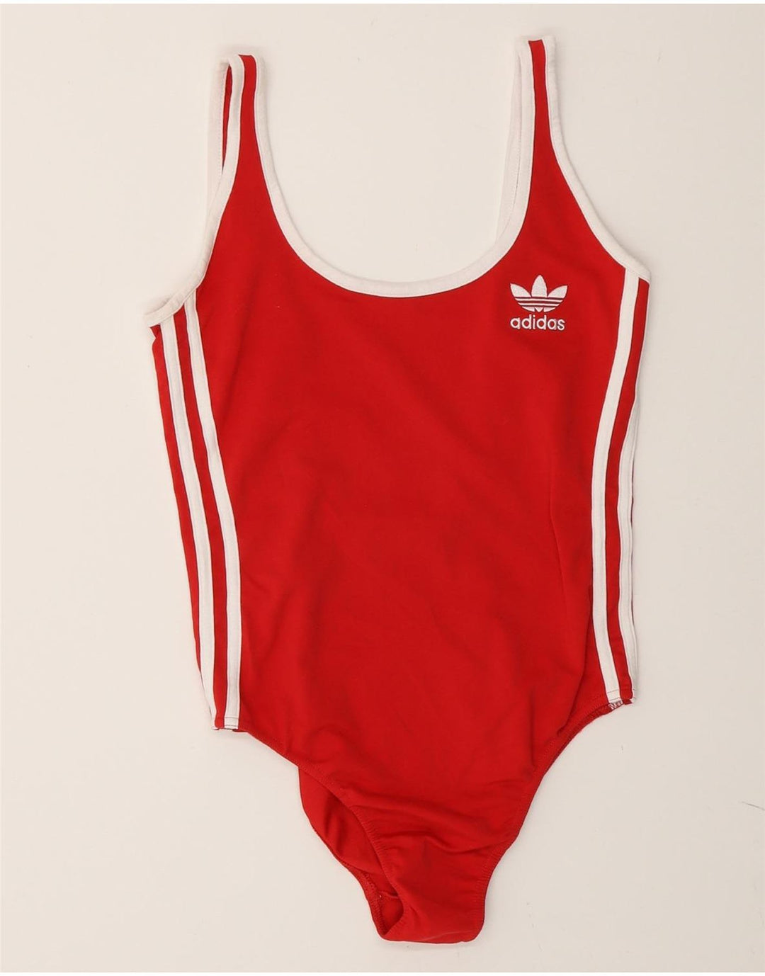 Adidas Womens Swimwear UK 14 Médio Vermelho Poliéster Esportes