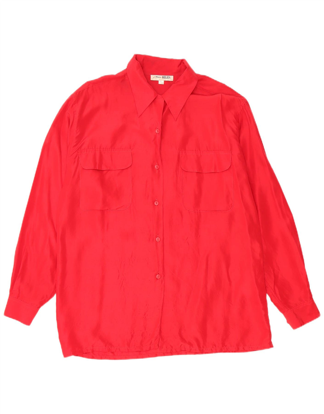 Blusa camisa feminina vintage EU 38/40 vermelho médio