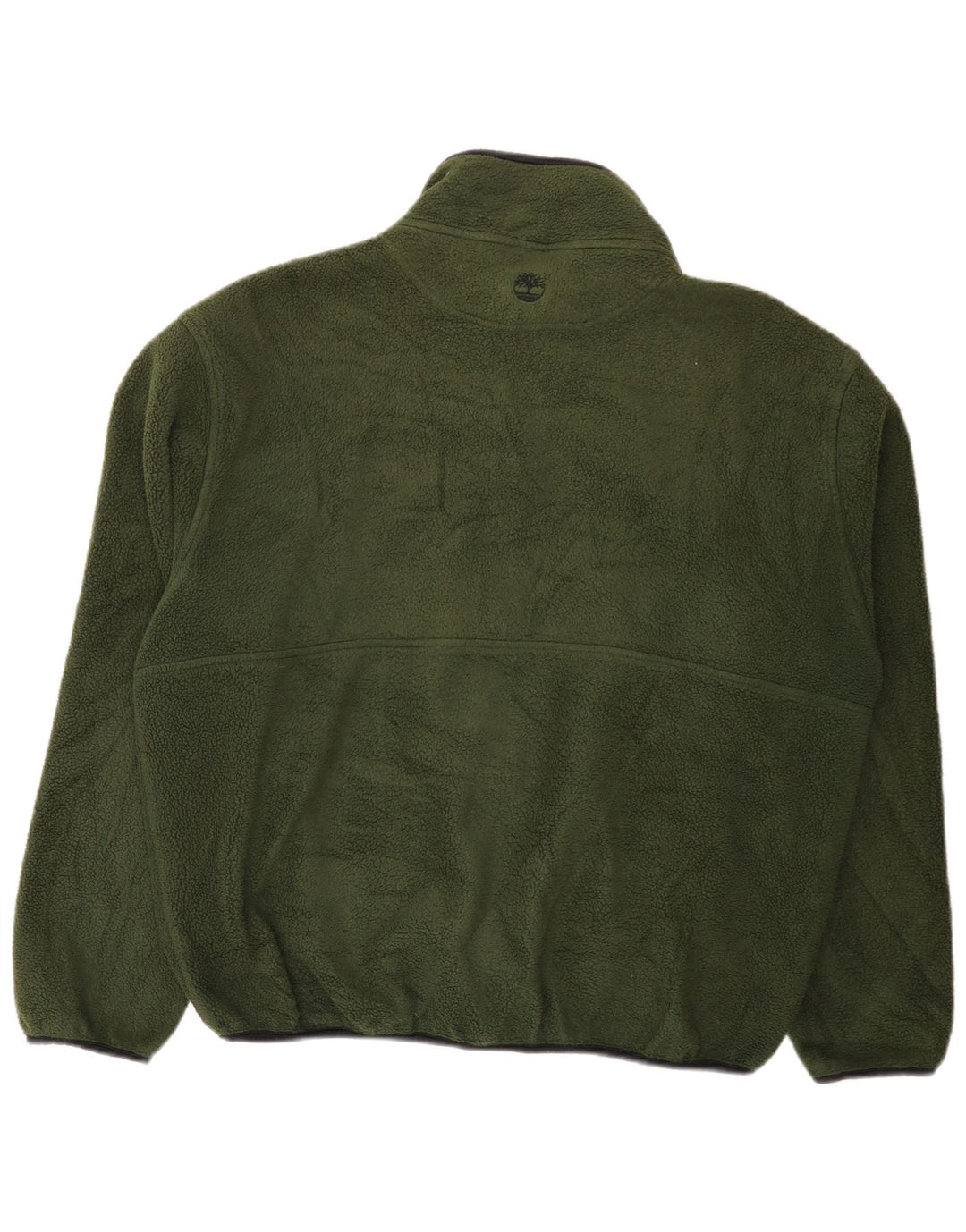 Jaqueta de lã masculina Timberland UK 40 poliéster verde grande