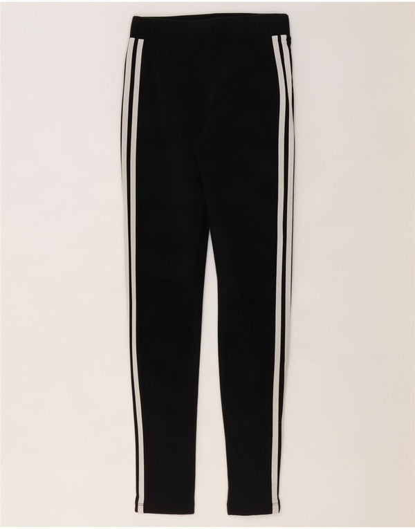 Leggings Adidas Femininas UK 8 Pequenas Algodão Preto