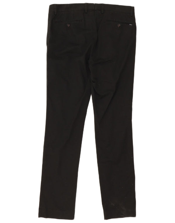 Polo Ralph Lauren Mens Slim Fit Calças W32 L32 Algodão Preto