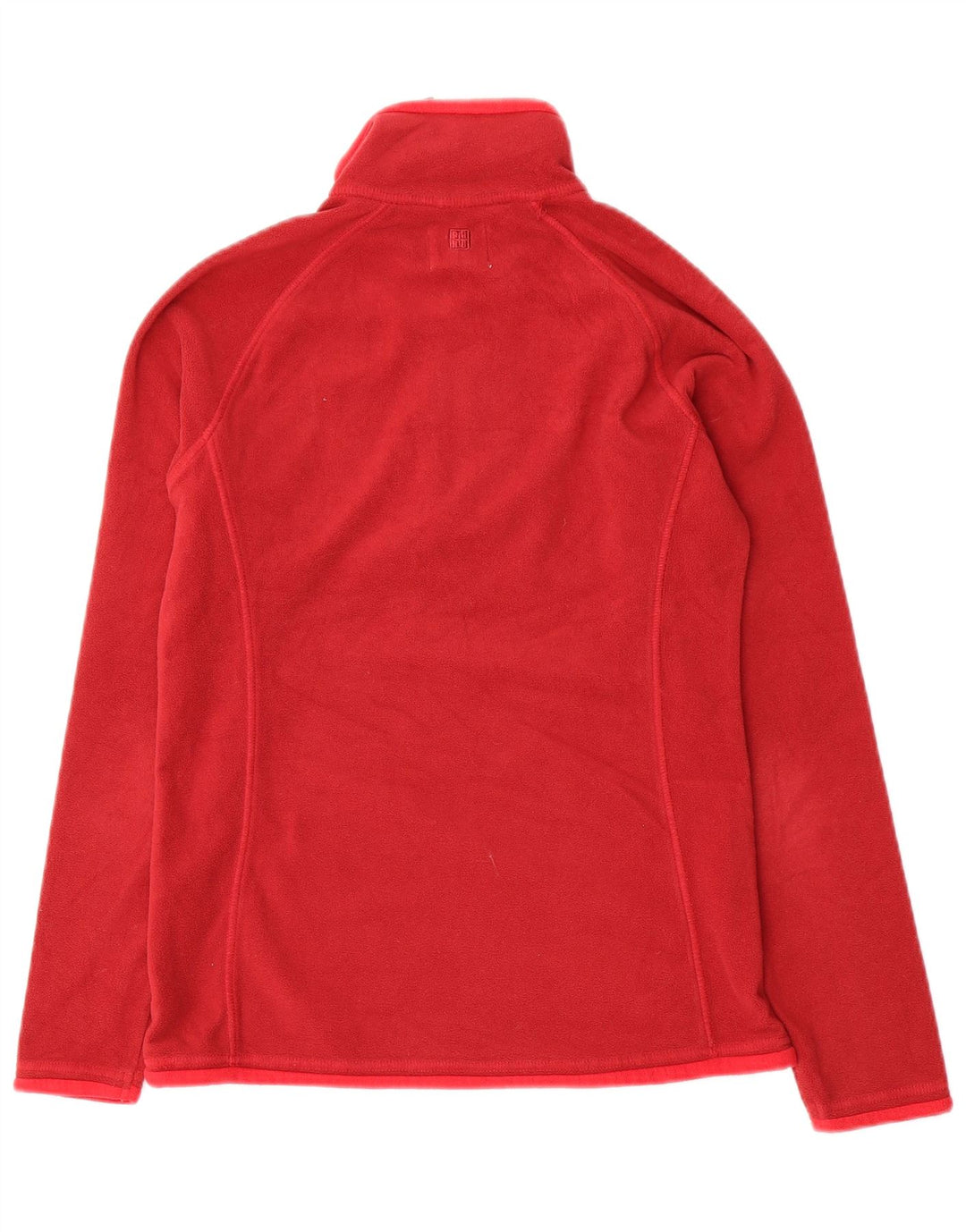 Mountain Warehouse Womens Zip Neck Fleece Jumper Reino Unido 8 Pequeno Poliéster Vermelho