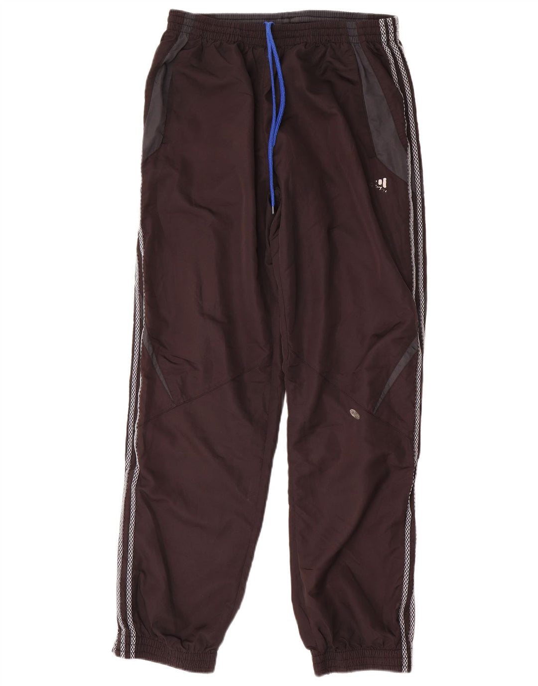 Calça de treino masculina Adidas Joggers XL marrom colorblock poliéster