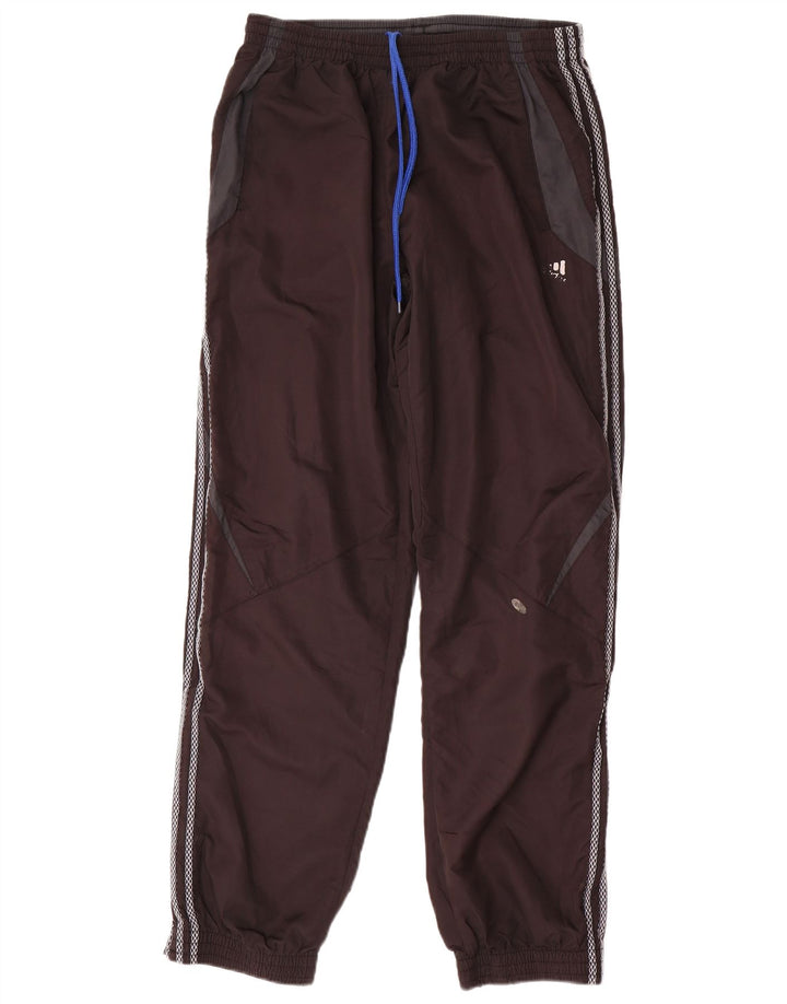 Calça de treino masculina Adidas Joggers XL marrom colorblock poliéster