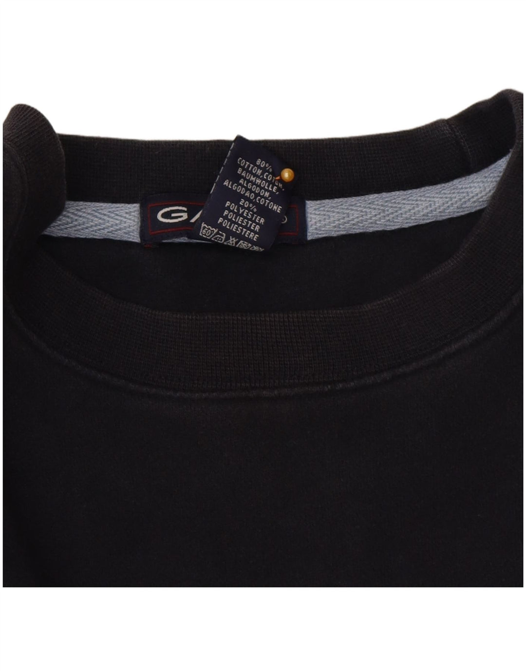Gant moletom masculino jumper XL azul marinho algodão