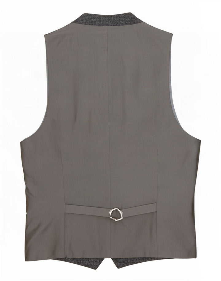 Colete masculino Dkny Slim Fit UK 38 lã cinza médio