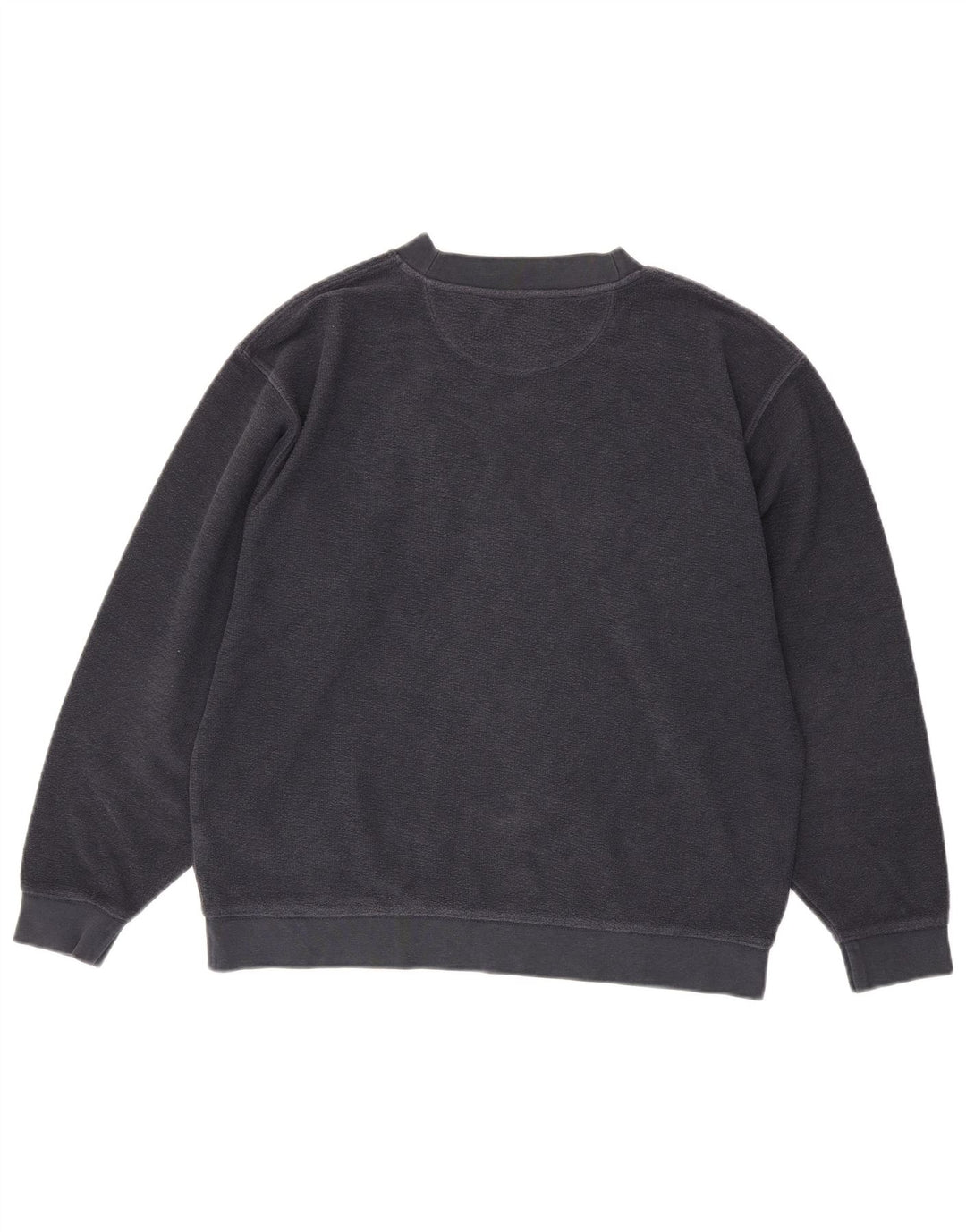 Wrangler feminino gráfico moletom jumper UK 14 algodão cinza médio