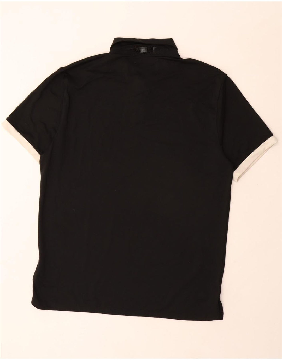 Camisa polo masculina Nike Dri Fit média preta poliéster