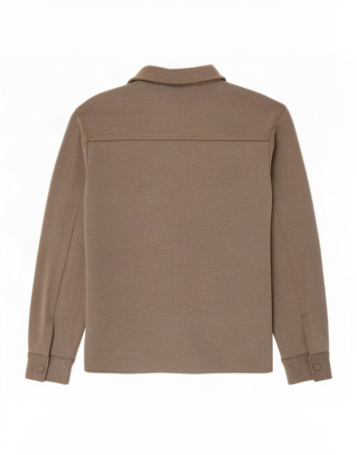 Camisa masculina Zara pequena cinza poliéster