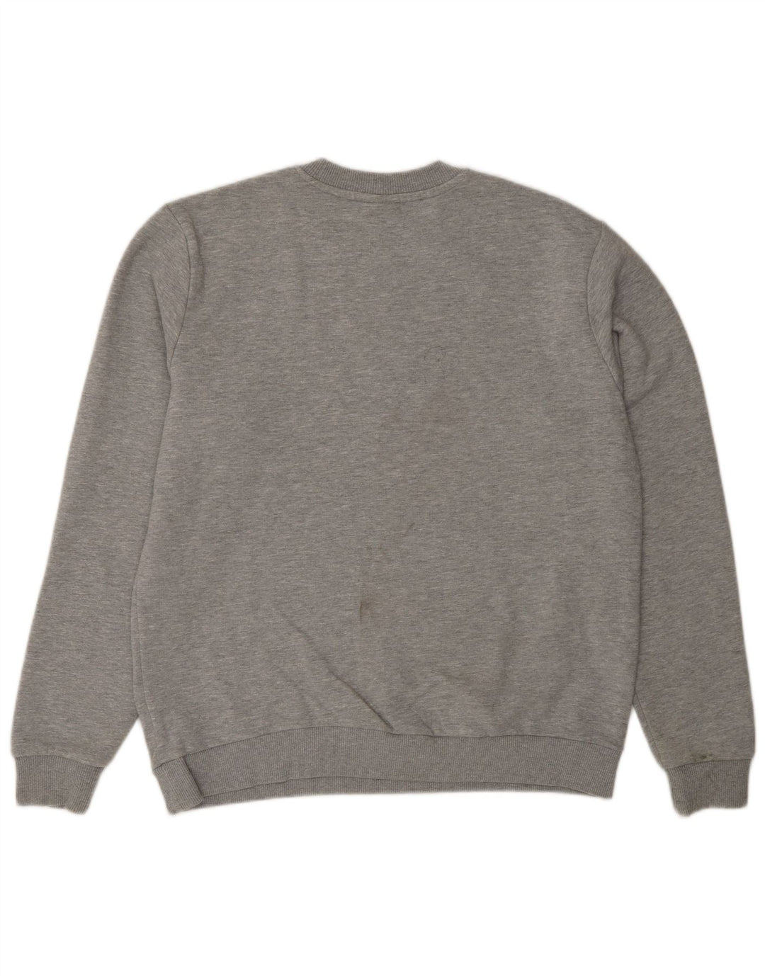 Suéter gráfico masculino New Balance algodão cinza pequeno
