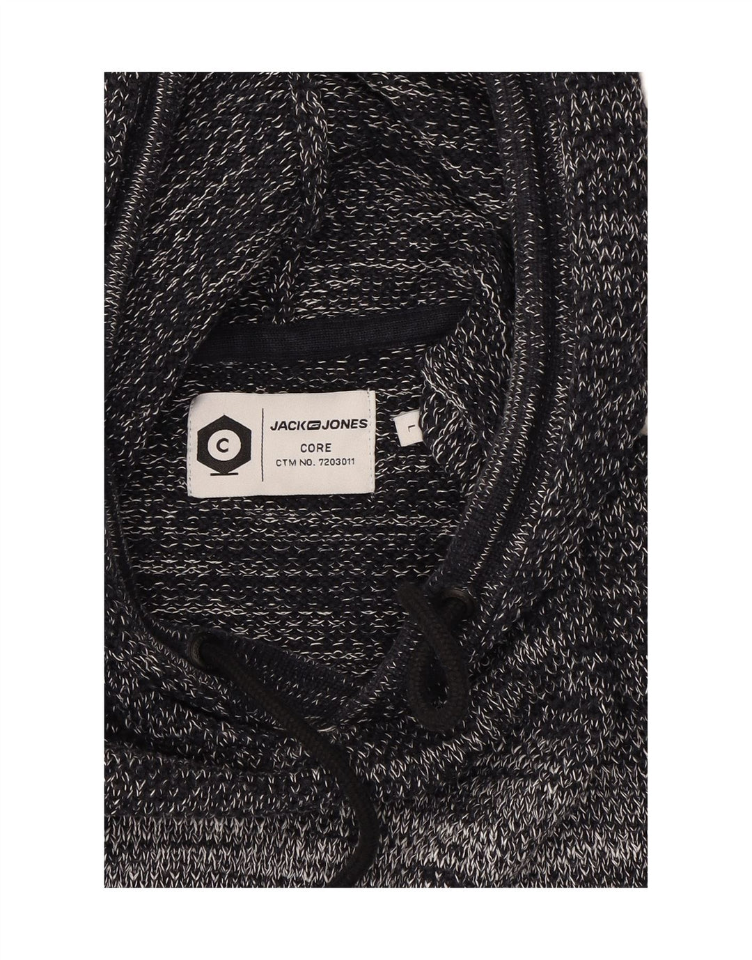 Suéter masculino JACK & JONES grande bloco colorido cinza
