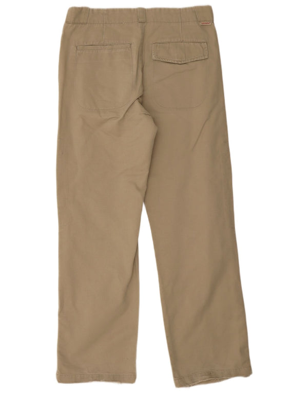 Calça cargo masculina Lee 715 reta W34 L34 algodão bege