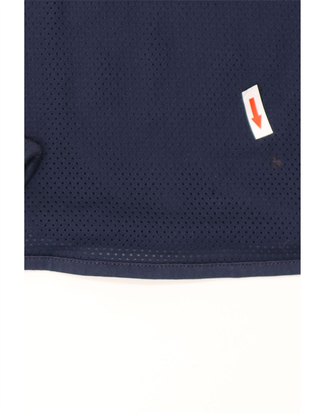 Top gráfico masculino Nike Cor72z manga comprida pequeno azul marinho poliéster