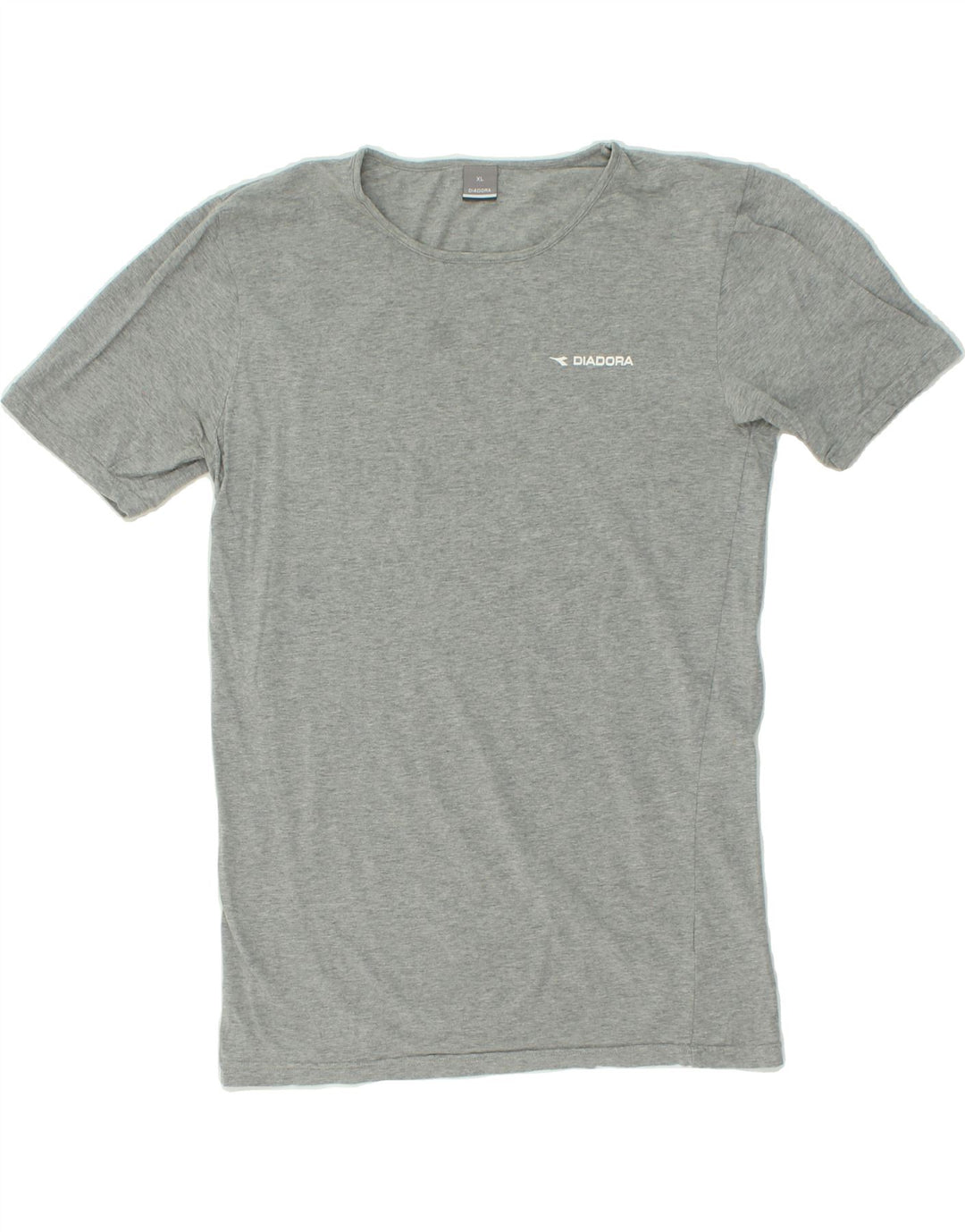 DIADORA Mens T-Shirt Top XL Grey Cotton Vintage Diadora and Second-Hand Diadora from Messina Hembry 