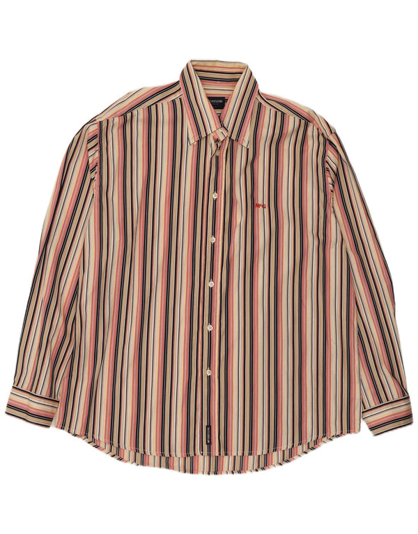 Camisa masculina MC Gregor XL algodão listrado multicolorido